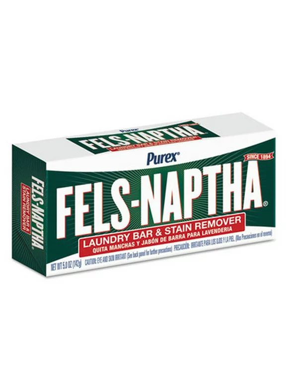 Fels Naptha Laundry Bar & Stain Remover, Light Fresh Scent, 1 Count