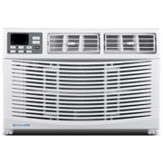 Cool-Living 8,000 BTU 115-Volt Window Air Conditioner with Digital Display and Remote, White
