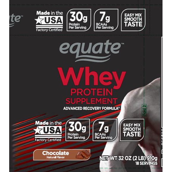 Equate Whey Protein Supplement Chocolate