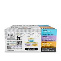 "I and love and you", All Natural Grain Free Wet Canned Cat Food, Variety Pack, 3 oz, 12 Count