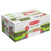 Rubbermaid 17.3 Cup FreshWorks Produce Saver, Large, Green - 2 Pack