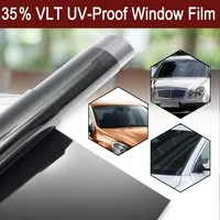 1Pcs 35In x 10Ft Window window tint film Tint Film 15% 20% 35% VLT UV-Proof Scratch Resistant For Auto Car House Commercial