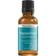 Viva Doria 100% Pure Northwest Peppermint Essential Oil, Undiluted, Food Grade, Made in USA, 30 mL (1 fl oz)