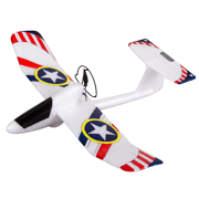Duncan EX-1 Glider Plane - Power-Assist Motorized Toy with Template Paint Kit, 2 Flight Positions, USB Charger, Cable, Extra Propellers