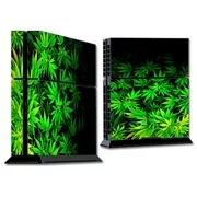 IT'S A SKIN PS4 Controller Skin for Sony PlayStation 4 Console Controller Decal Stickers Skins Cover -weed green bud marijuana leaves
