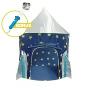 USA Toyz Rocket Ship Child Cloth Play Tent for Indoor and Outdoor (Unisex)