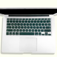 Aibecy TPU Keyboard Cover Dustproof Keyboard Protective Film Compatible with Air 13.3 inch A1466/A1369 Green