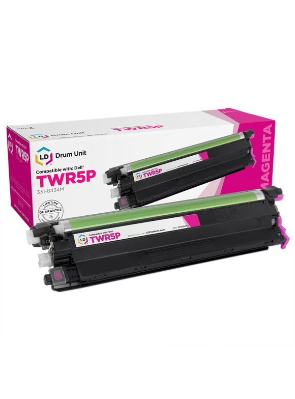 Compatible 60000 Page Magenta Drum to Replace 331-8434M for Dell C3760 / C3765 / C2660 / C2665 Printers