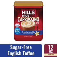 Hills Bros.® Instant Cappuccino Sugar-Free French Vanilla Coffee Mix, 12 oz. Canister