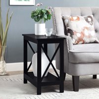 Convenience Concepts Oxford Chairside End Table with Shelf, Multiple Finishes