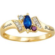Personalized One Love Ring Birthstone Mother's Ring