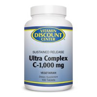 Ultra Complex C-1000mg by Vitamin Discount Center 100 Tablets Vitamin C