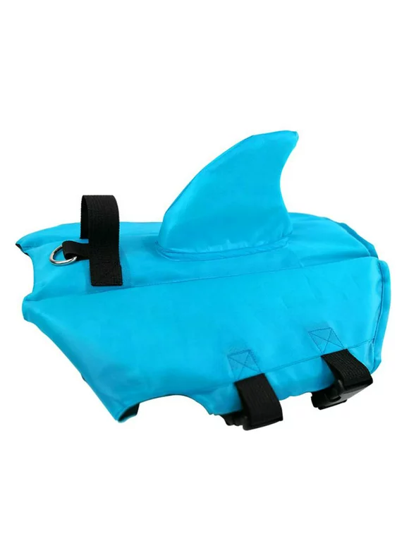 NEW YEARS CLEARANCE!Shark Dog Life Jacket Safety Clothing Pet Life Vest Summer Dog Swimming Clothes French Bulldog Fin Jacket Playing In The Sea
