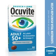 Ocuvite Adult 50 + Vitamin & Mineral Supplement 90 ct Soft Gels