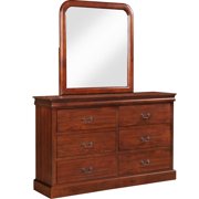 Bedroom Furniture Set Dresser, Mirror, Oak Finish (Dresser Mirror)