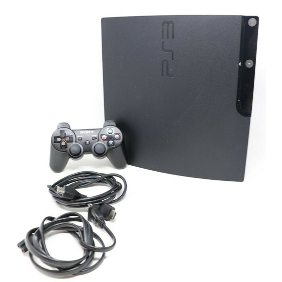 Sony PlayStation 3 Slim 120GB Black Console (CECH-2001A)-Used