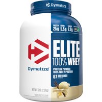 Dymatize Elite 100% Whey Protein Powder, Gourmet Vanilla, 5 lb