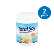 (2 Pack) Naturade Total Soy Vanilla Weight Loss Shake, 19.1 oz