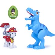 PAW Patrol, Dino Rescue Marshall and Dinosaur Action Figure Set, for Kids Aged 3 and up