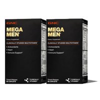 GNC Mega Men Energy and Metabolism Multivitamin for Men, 180 Count, For Increased Energy, Metabolism, and Calorie Burning