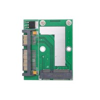 moobody Half-Height mSATA Mini PCI-e SSD to 2.5in SATA3 Interface Converter Adapter Card
