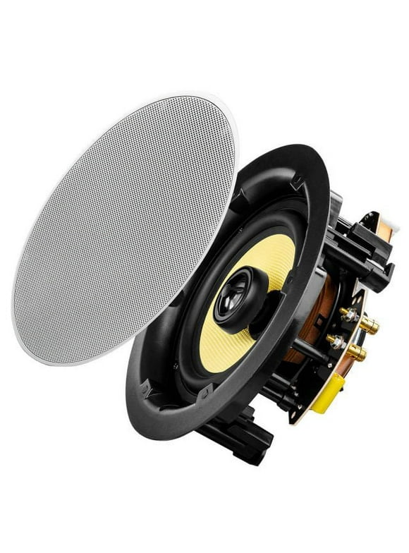 6.5" Trimless In-Ceiling Speaker 90W Pair, Thin Bezel High Definition 2-Way - ACE650
