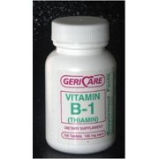 McKesson Brand Vitamin B-1 Supplement 100 mg Strength Tablet, Bottle of 100