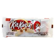 Hershey (1) Pack Kit Kat White - Crisp Wafers in White Creme - 5pc Individually Wrapped Snack Size Halloween Candy Bars - Net Wt. 2.45 oz