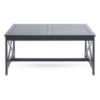 Ismus Outdoor Acacia Wood Coffee Table, Black