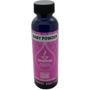 Aromar Spa Collection Baby Powder Essential Aromatic Burning Oil (2 Oz Bottle)