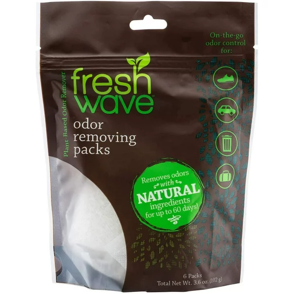 Fresh Wave Odor Eliminating & Deodorizing Packs, Bag of 6