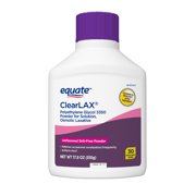 Equate Polyethylene Glycol 3350 Unflavored Powder for Solution, 30 Doses