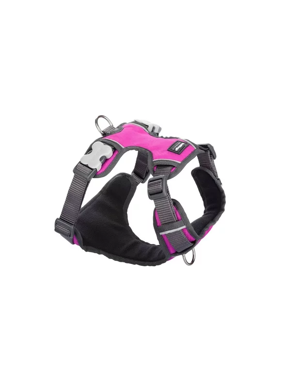 Red Dingo Padded Comfort Dog Harness, Hot Pink, Medium