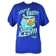 Space Ice Youve Been Iced Phone Video Game Blue Tshirt Tee XLarge