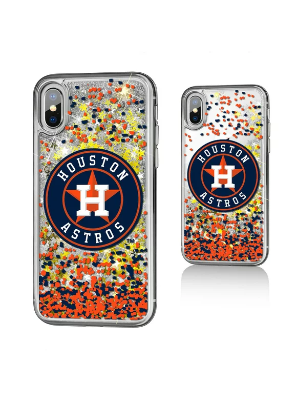 Houston Astros iPhone X/Xs Sparkle Glitter Case
