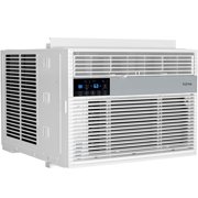 hOmelabs 12,000 BTU Window Air Conditioner with Smart Control  Low Noise AC Unit with Eco Mode, LED Control Panel, Remote Control, and 24 hr Timer