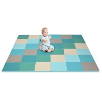 Gymax 58'' Toddler Foam Play Mat Baby Folding Activity Floor Mat Home Daycare School