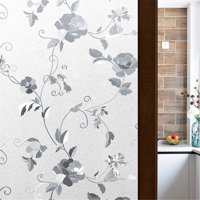 17.7"X78.7" 3D Static Glass Films Window Privacy Film Door Film Sticker UV Protection Peel And Stick for Glass Home Kitchen Office Door Bedroom