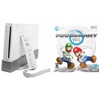 Refurbished Nintendo Wii Console White with Mario Kart Bundle System