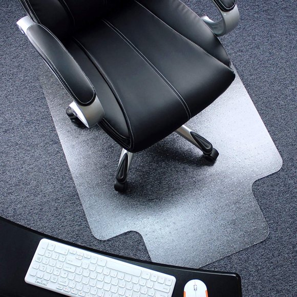 Ktaxon 36" X 48" PVC Chair Mat Protector Floor Carpet Home Office Rolling Chair Studded with Lip