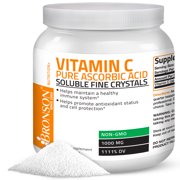 Vitamin C Powder Pure Ascorbic Acid Soluble Fine Non GMO Crystals  Healthy Immune System  Powerful Antioxidant, 2.2lbs