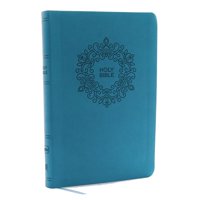 NKJV, Value Thinline Bible, Large Print, Imitation Leather, Blue, Red Letter Edition (Hardcover)
