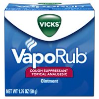Vicks VapoRub Cough Suppressant Chest Rub Ointment, 1.76 oz