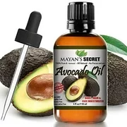 Avocado Oil For Hair Skin Nails - Natural Dry Skin Face Moisturizer - Collagen Boosting Anti Aging Combat Fine Lines and Wrinkles - Dry Scalp Treatment Anti Dandruff Hair Growth Oil