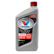 (3 Pack) Valvoline Full Synthetic High Mileage with MaxLife Technology SAE 0W-20 Motor Oil - 1 Quart
