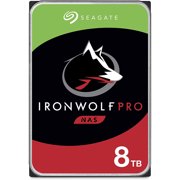 Seagate IronWolf Pro 8TB NAS Internal Hard Drive HDD  3.5 Inch SATA 6Gb/s 7200 RPM 256MB Cache for RAID Network Attached Storage, Data Recovery Service(ST8000NE001)