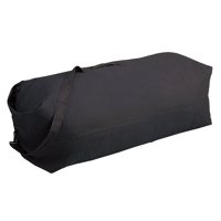 Stansport 1206 50-Inch Top-Load Canvas Deluxe Duffel Bag (Black)