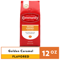 Community Coffee Golden Caramel 12 Ounce Bag