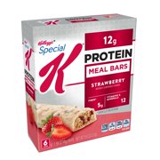 Kellogg's Special K Protein Meal Bars Strawberry, 12g Protein, 6 CT