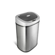 Nine Stars Motion Sensor Touchless 21.1 Gal Trash Can, Stainless Steel